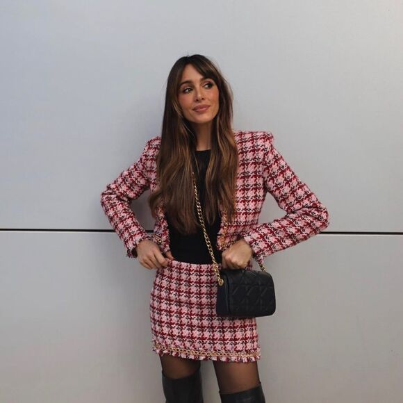 Mango Co-Ord Set Blazer And Skirt - Picture 1 of 4
